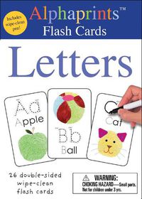 Cover image for Alphaprints: Wipe Clean Flash Cards Letters