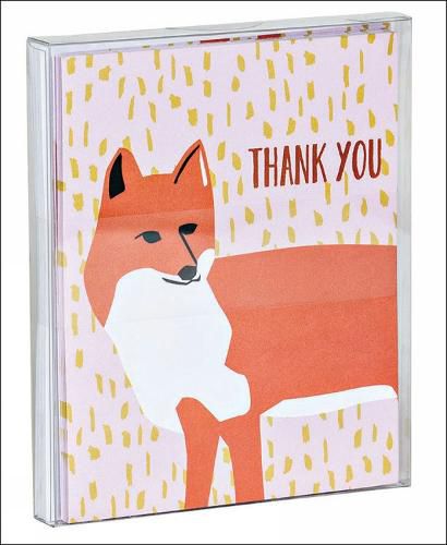 Cover image for Foxy Thank You Notecard Set