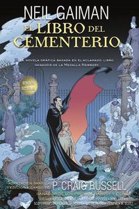 Cover image for El libro del cementerio. La novela grafica  / The Graveyard Book Graphic Novel