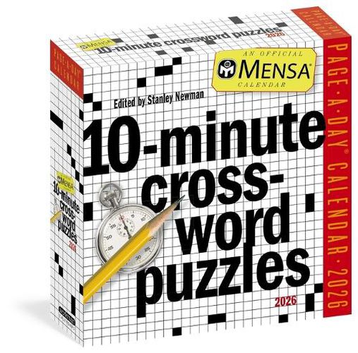 Cover image for Mensa 10-Minute Crossword Puzzles Page-A-Day(r) Calendar 2026