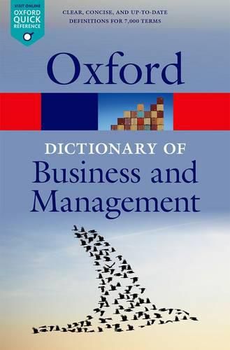 Cover image for A Dictionary of Business and Management