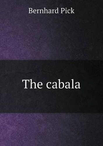 Cover image for The cabala