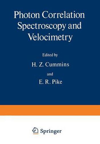 Cover image for Photon Correlation Spectroscopy and Velocimetry