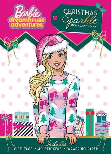 Cover image for Barbie Dreamhouse Adventures: Christmas Sparkle Sticker Activity Book (Mattel)