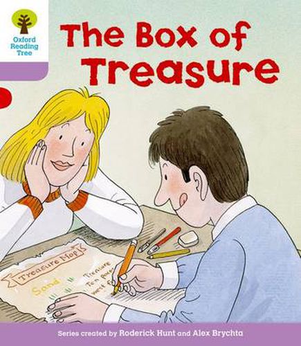 Cover image for Oxford Reading Tree: Level 1+: More First Sentences B: The Box of Treasure