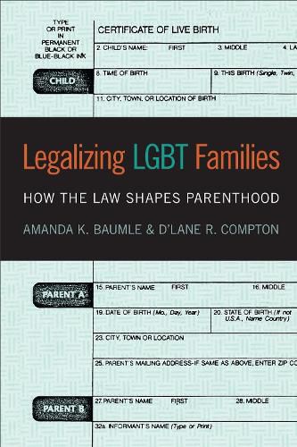 Cover image for Legalizing LGBT Families: How the Law Shapes Parenthood