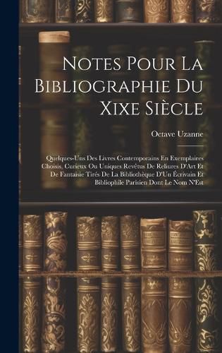 Cover image for Notes Pour La Bibliographie Du Xixe Siecle