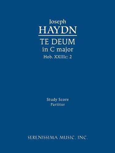 Cover image for Te Deum in C Major, Hob.XXIIIC.2: Study Score