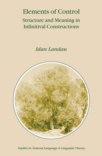 Cover image for Elements of Control: Structure and Meaning in Infinitival Constructions