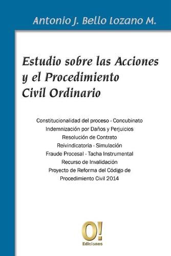 Cover image for Estudio sobre las Acciones y el Procedimiento Civil Ordinario