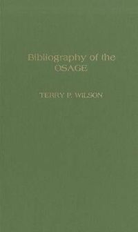 Cover image for Bibliography of the Osage