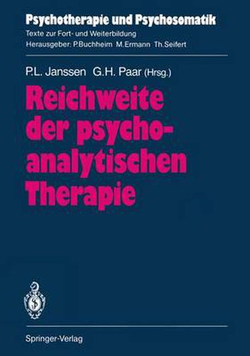 Reichweite der Psychoanalytischen Therapie