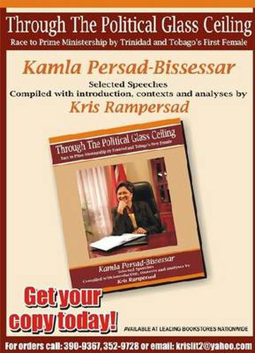 Cover image for Through the Political Glass Ceiling: Race to Prime Ministership by Trinidad and Tobago's First Female, Kamla Persad-Bissessar