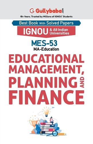 Cover image for MES-53 Educational Management, Planning and Finance