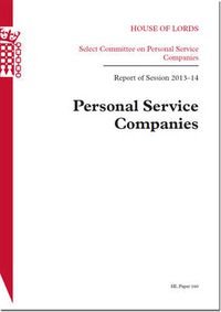 Cover image for Personal service companies: report of session 2013-14