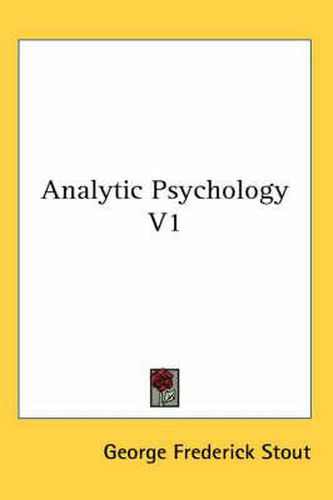 Cover image for Analytic Psychology V1