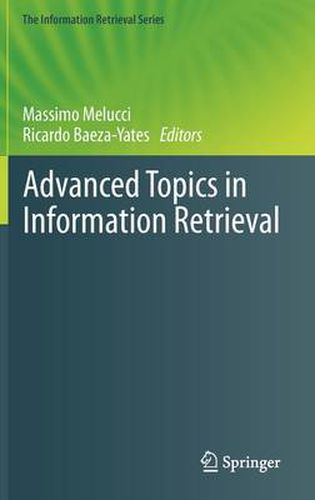 Cover image for Advanced Topics in Information Retrieval