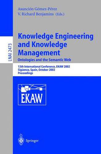 Cover image for Knowledge Engineering and Knowledge Management: Ontologies and the Semantic Web: Ontologies and the Semantic Web