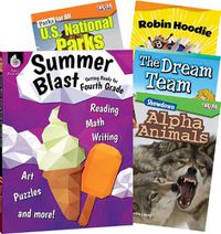 Cover image for Learn-At-Home: Summer Reading Bundle Grade 4: 5-Book Set