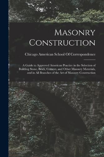 Cover image for Masonry Construction