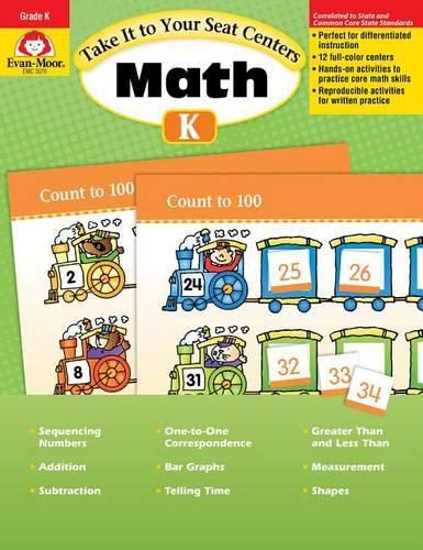 Cover image for Take It to Your Seat: Math Centers, Kindergarten Teacher Resource