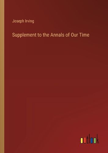Cover image for Supplement to the Annals of Our Time
