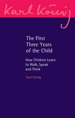 Cover image for The First Three Years of the Child: How Children Learn to Walk, Speak and Think