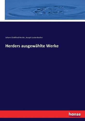 Herders ausgewahlte Werke