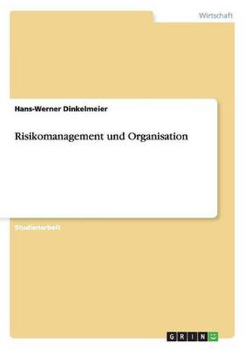 Cover image for Risikomanagement und Organisation