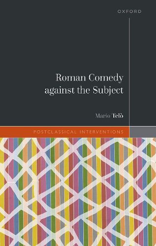 Cover image for Roman Comedy against the Subject