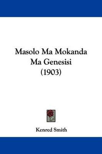 Cover image for Masolo Ma Mokanda Ma Genesisi (1903)