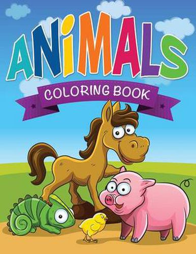 Cover image for Animals Coloring Book