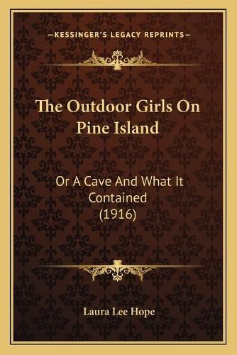 Cover image for The Outdoor Girls on Pine Island: Or a Cave and What It Contained (1916)