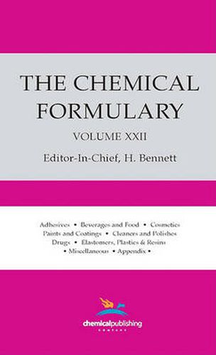 Cover image for The Chemical Formulary, Volume 22: Volume 22