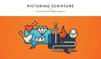 Cover image for Picturing Scripture: Verse Art to Inspire the Biblical Imagination