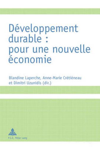 Cover image for Developpement Durable: Pour Une Nouvelle Economie