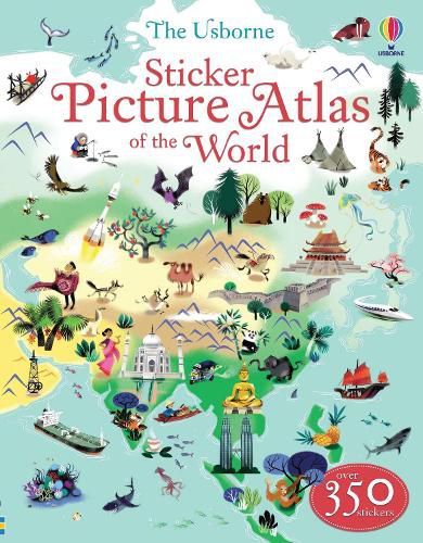 Cover image for Sticker Picture Atlas of the World