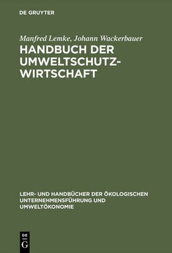 Cover image for Handbuch der Umweltschutzwirtschaft