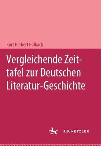 Cover image for Vergleichende Zeittafel zur deutschen Literatur-Geschichte