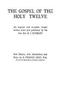 Cover image for The Gospel of the Holy Twelve