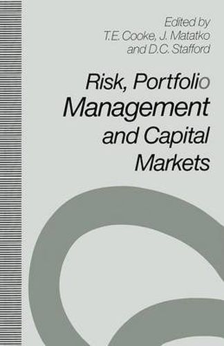 Cover image for Risk, Portfolio Management and Capital Markets