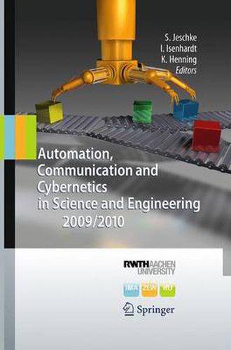 Cover image for Automation, Communication and Cybernetics in Science and Engineering 2009/2010