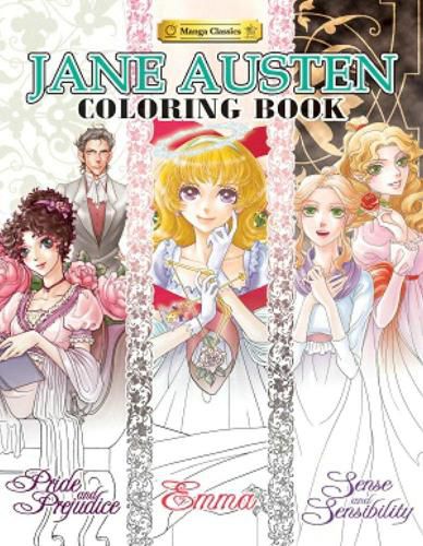 Cover image for Jane Austen Coloring Book: Manga Classics