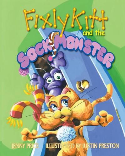 Cover image for Fixly Kitt and the Sock Monster