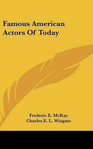 Cover image for Famous American Actors of Today