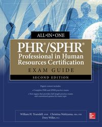 Cover image for PHR/SPHR Professional in Human Resources Certification All-in-One Exam Guide, Second Edition