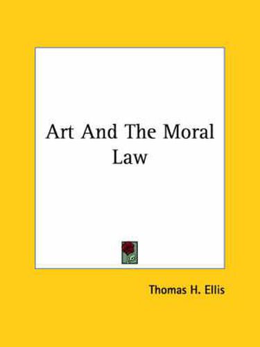 Cover image for Art and the Moral Law