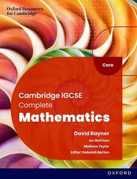 Cover image for Cambridge IGCSE Complete Mathematics Core: Student Book Sixth Edition