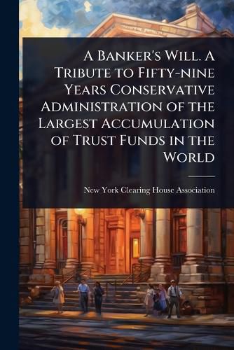 Cover image for A Banker's Will. A Tribute to Fifty-nine Years Conservative Administration of the Largest Accumulation of Trust Funds in the World