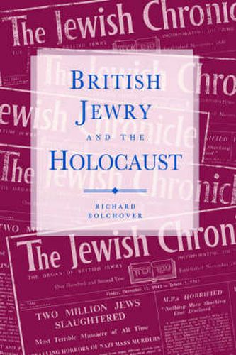 Cover image for British Jewry and the Holocaust